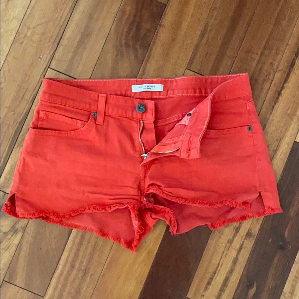 Rich & Skinny red/orange shorts
